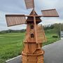 Grosse Windmühlen aus Holz für den Garten, 215cm, achteckig 2
