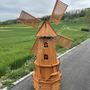 Grosse Windmühlen aus Holz für den Garten, 215cm, achteckig 4