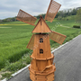 Grosse Windmühlen aus Holz für den Garten, 215cm, achteckig 4