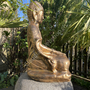 Buddha Figur für den Garten, sitzend 3