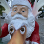 Outdoor Deko Weihnachtsmann für Draussen mit Rudi