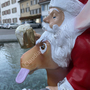 Outdoor Deko Weihnachtsmann für Draussen mit deko Rentier