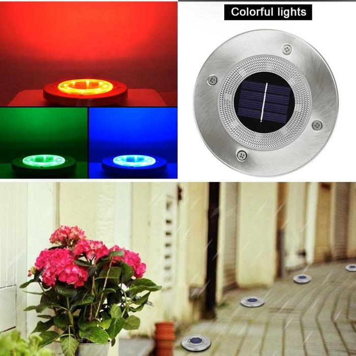  [Solar Wegbeleuchtung für den Garten] 4 Stk. Solar Bodenleuchten
