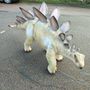 Dinosaurier Figur für den Garten, Stegosaurus, 123 cm lang 2