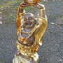 Buddha Statue - Lachender Buddha mit Schale 2