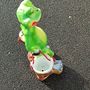Froschfigur für den Garten mit 2 Eimern als Pflanztopf, 49 cm hoch 4