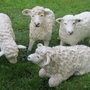 Grosse krippenfiguren kaufen - Weihnachtskrippen Figuren gross 4 Schafe