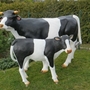  Lebensgross Deko Kuh Figur - Deko Kühe: Dekokuh und ein Kalb Lebensgross