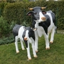 XXL Deko Kuh Figur - Deko Kühe: Dekokuh und ein Kalb Lebensgross