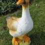 Deko Vogel Figur für den Garten, Gans, 58 cm hoch