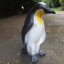 Deko Vogelfigur lebensgross, Pinguin für den Garten, 93 cm hoch