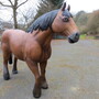 Dekopferd Pferdefigur lebensgross - Belgier, verstärkt zum reiten 2