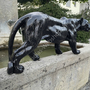 Dekofigur Schwarzer Panther, Jungtier, mit Autolack, 35 cm hoch 4