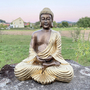 Buddha Statue Gold mit Meditationsgeste 3