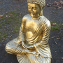 Buddha Statue Gold mit Meditationsgeste 2