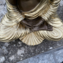 Buddha Statue Gold mit Meditationsgeste 7