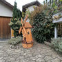 Deko Windmühle Holz, 150cm , achteckig, dunkle Galerie 4