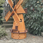 Deko Windmühle Holz, 150cm , achteckig, dunkle Galerie 2