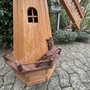 Deko Windmühle Holz, 150cm , achteckig, dunkle Galerie 6