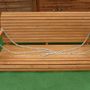 Hollywoodschaukel Holz für Garten, "Relax", 150 cm breit 2