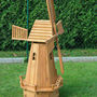 Gartenwindmühle aus Holz, 150cm, achteckig 2