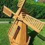 Gartenwindmühle aus Holz, 150cm, achteckig 5