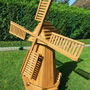 Gartenwindmühle aus Holz, 150cm, achteckig 3