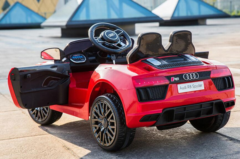 Audi R8 Spyder, 2Sitzer, original lizenziertes Kinderauto, Kinderfahrzeug
