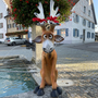 Weihnachtsdeko Rentier  Weihnachtsdekoration Rentierfigur  Rudi 