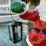 Deko Weihnachtsmann für Draussen Weihnachtsbeleuchtung Solar  76 cm gross
