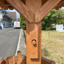 Holzbrunnen, Zierbrunnen für Gartendeko, 155cm hoch 7