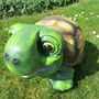 Lustige Schildkröte Gartenfigur, 48 cm lang 3