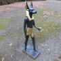 Ägyptische Figuren Deko: Gott Anubis Schakal Deko Figur