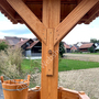 XXL Holzbrunnen Garten Zierbrunnen Holz, Abdeckung, 272cm 8